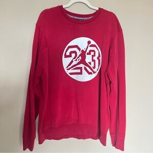 Air Jordan Michal Jordan 23 Red Crewneck Sweatshirt XXL | Jumpman Logo Pullover